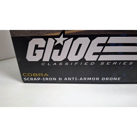 HASBRO GI JOE CLASSIFIED SERIES #74 SCRAP-IRON & ANTI-ARMOR DRONE NIB NEW IN BOX - Picture 5 of 6